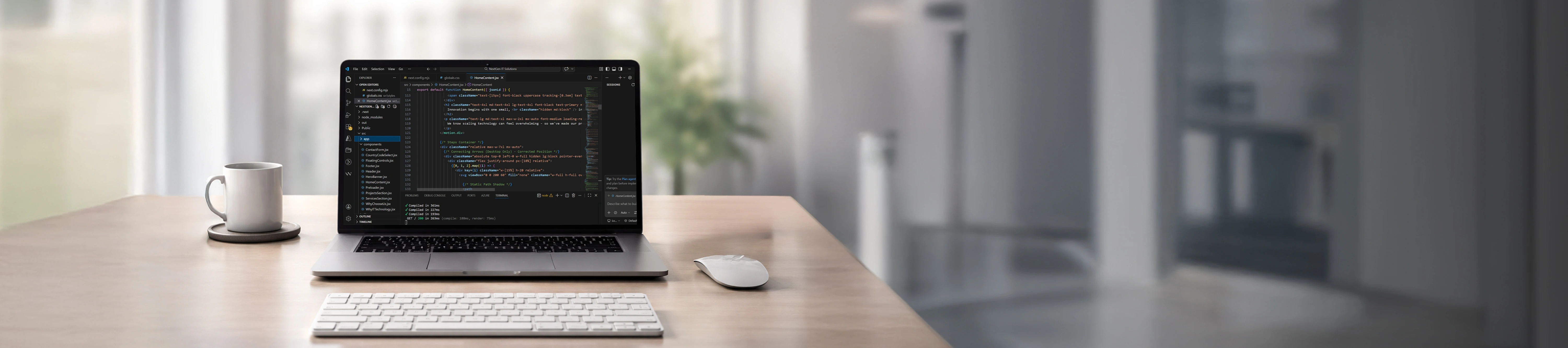 Website development company in Chennai - desktop banner
