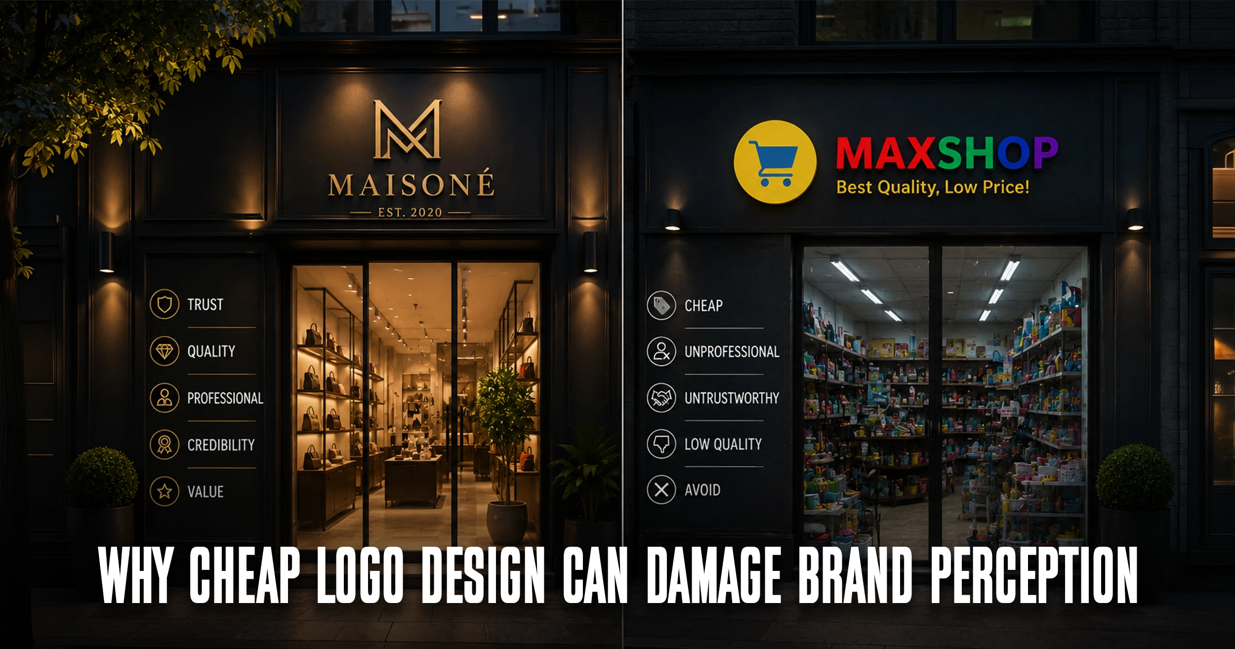Why Cheap Logo Design Can Damage Brand Perception