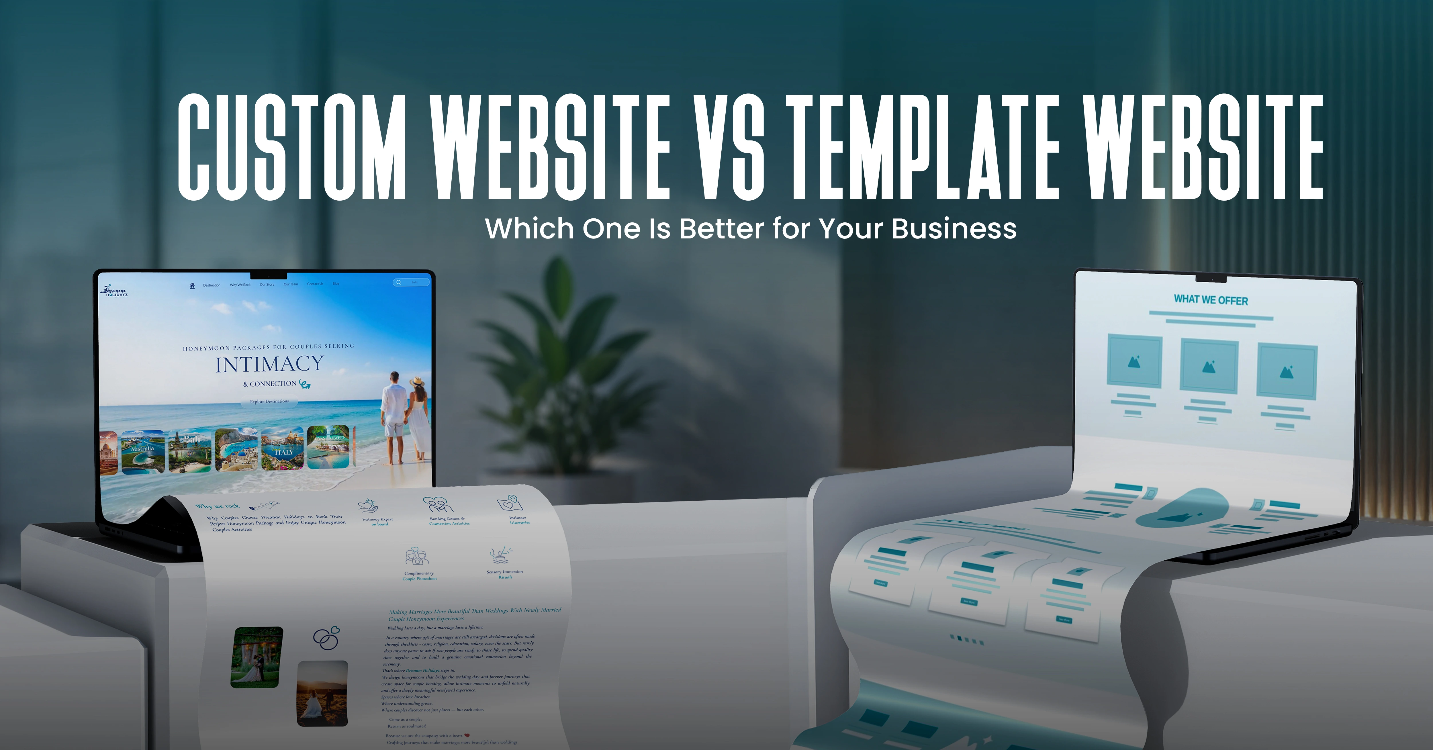 Custom Website vs Template Website: Which One Is Better for Your Business