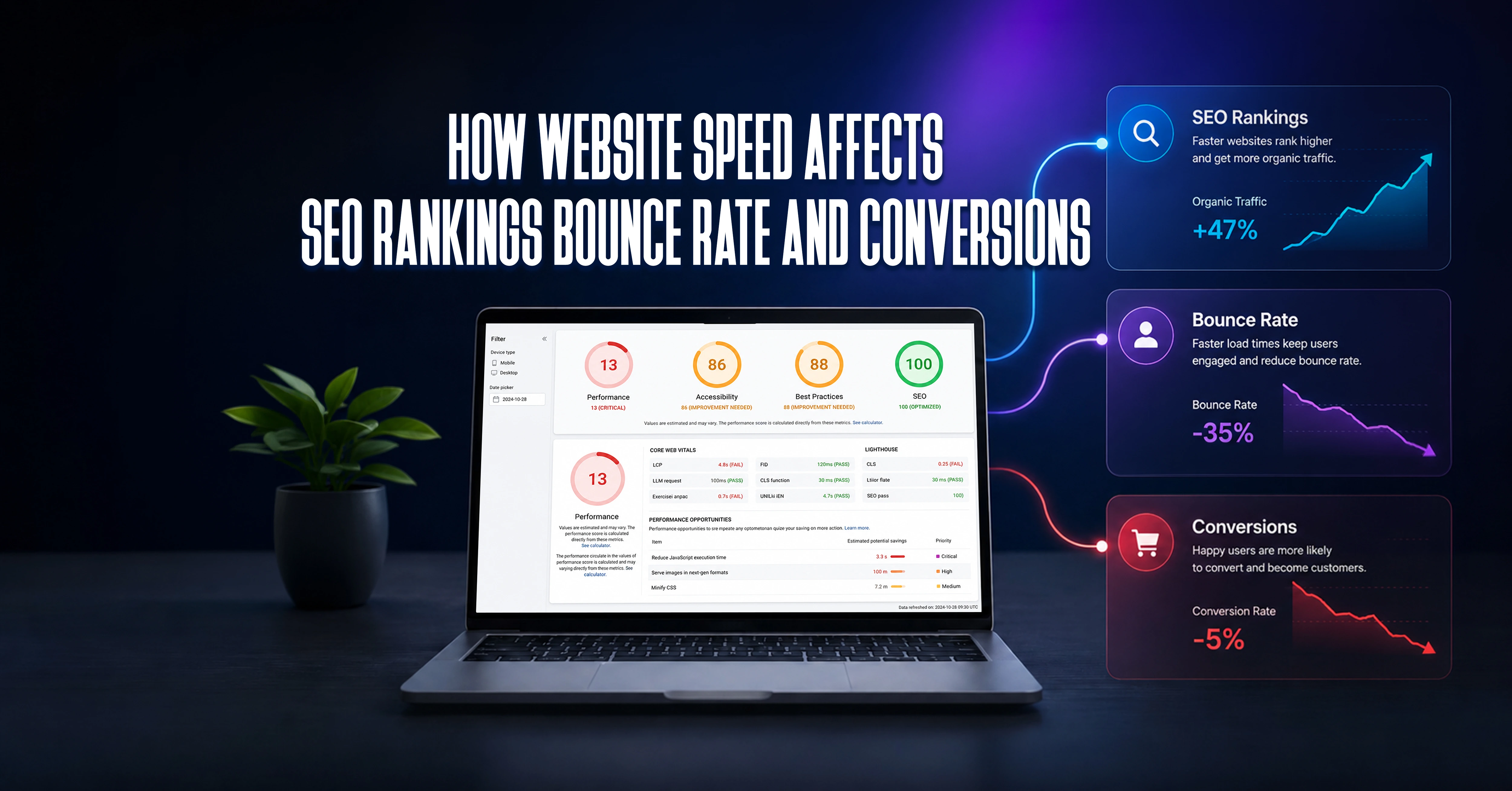 How Website Speed Affects SEO Rankings, Bounce Rate and Conversions