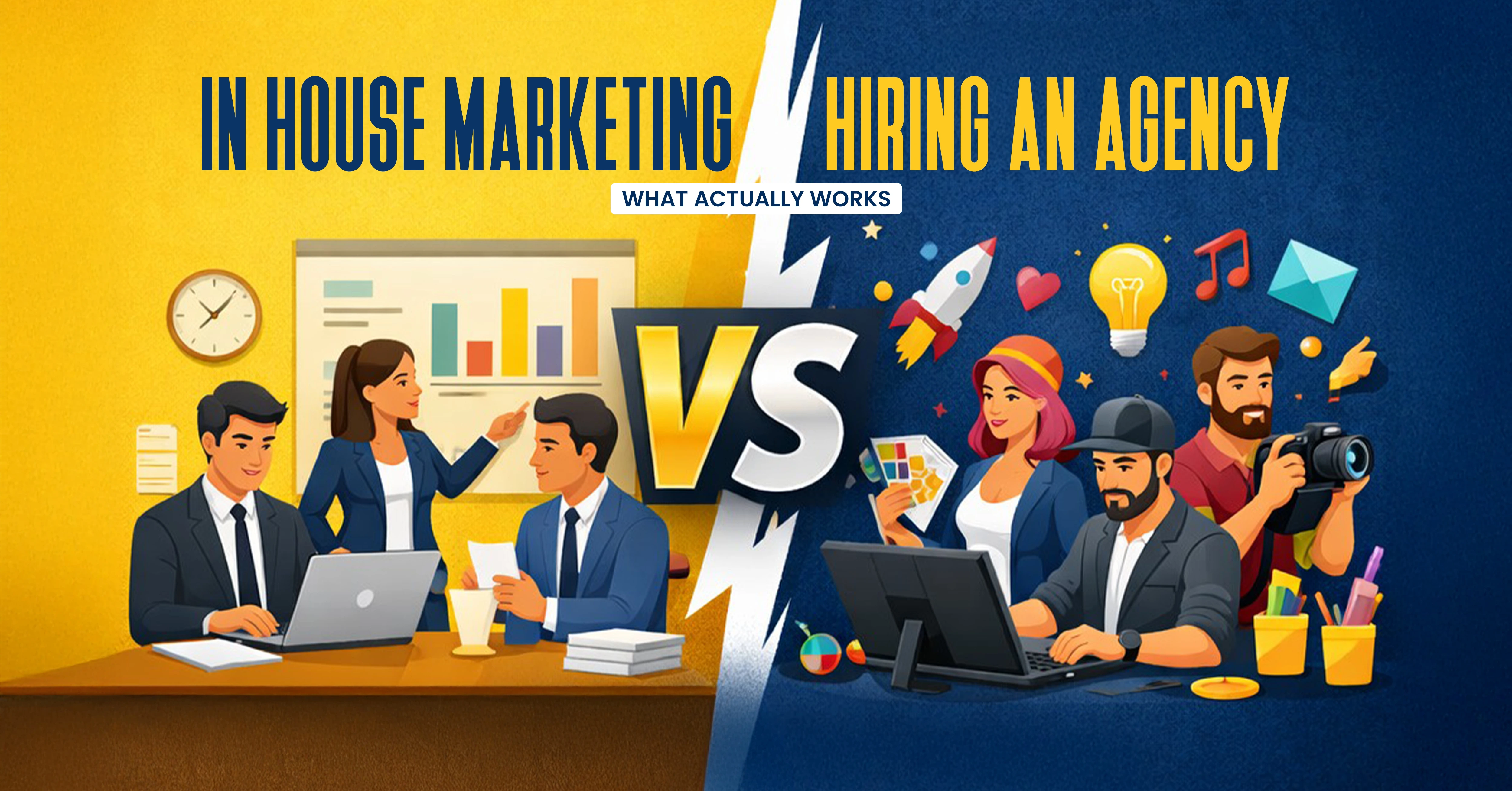 In-House Marketing vs Hiring an Agency: What Actually Works