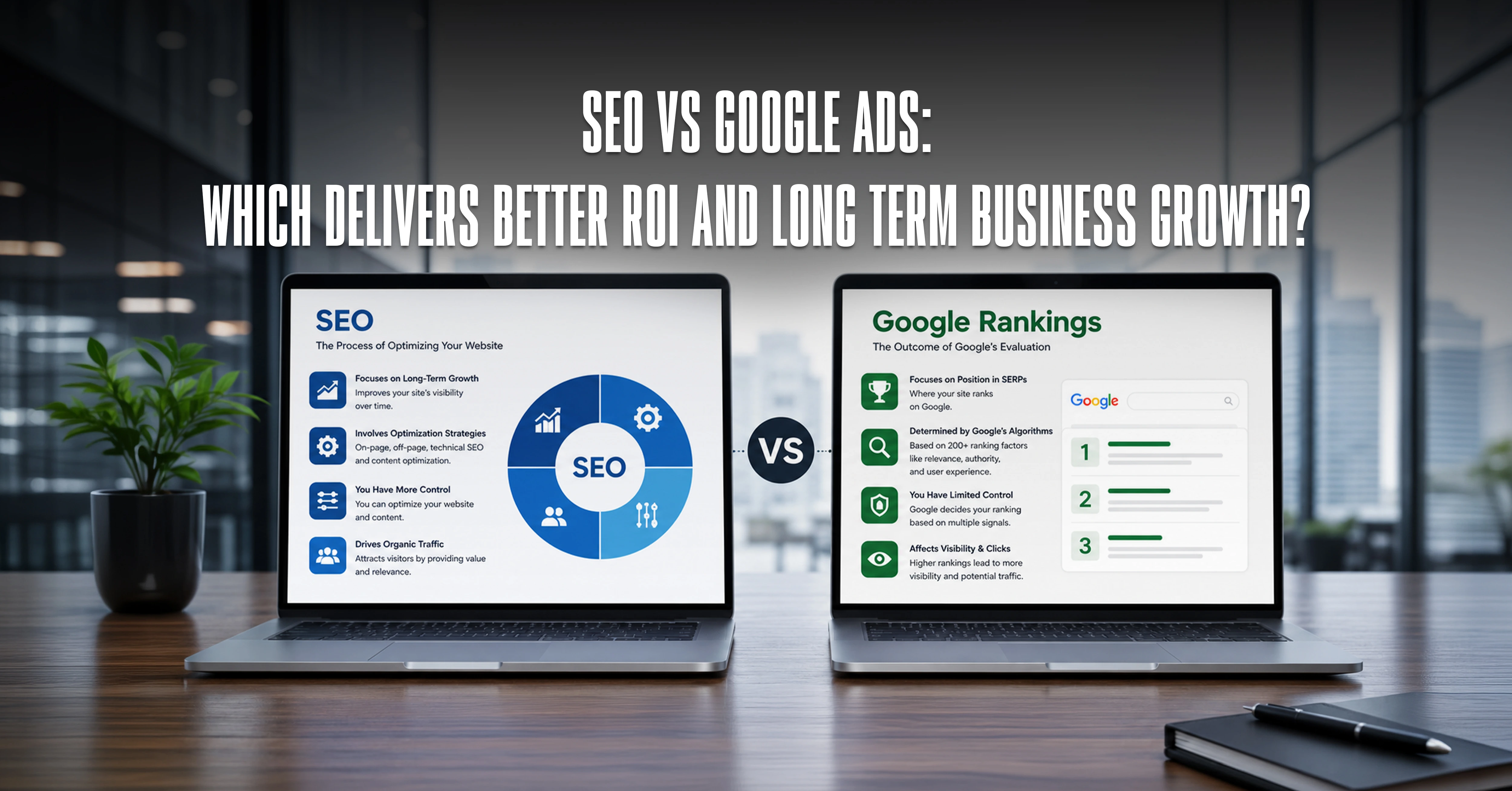 SEO vs Google Ads: Which Delivers Better ROI and Long-Term Business Growth?