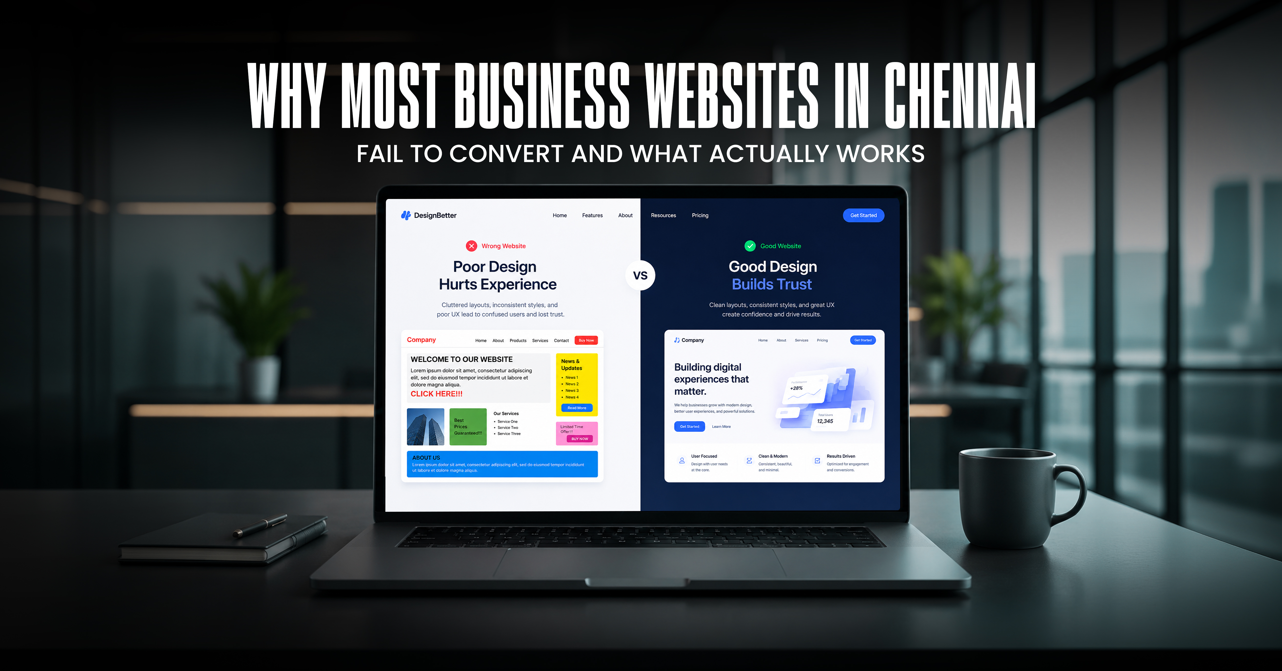 Why Most Business Websites in Chennai Fail to Convert and What Actually Works