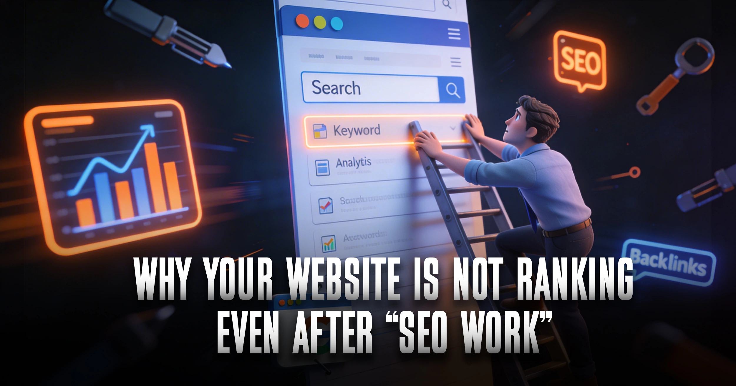 Why Your Website Is Not Ranking Even After SEO Work