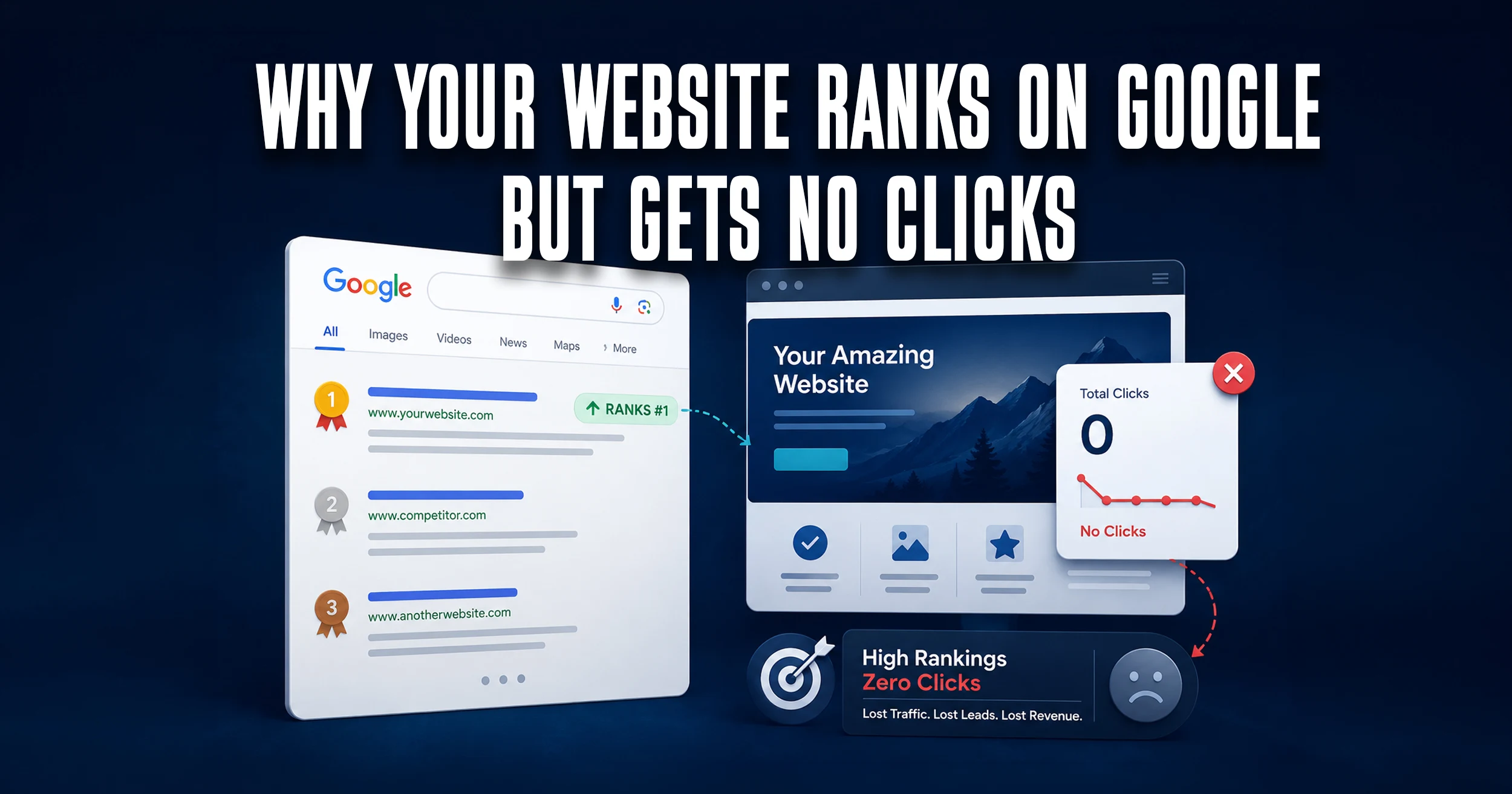 Why Your Website Ranks on Google But Gets No Clicks